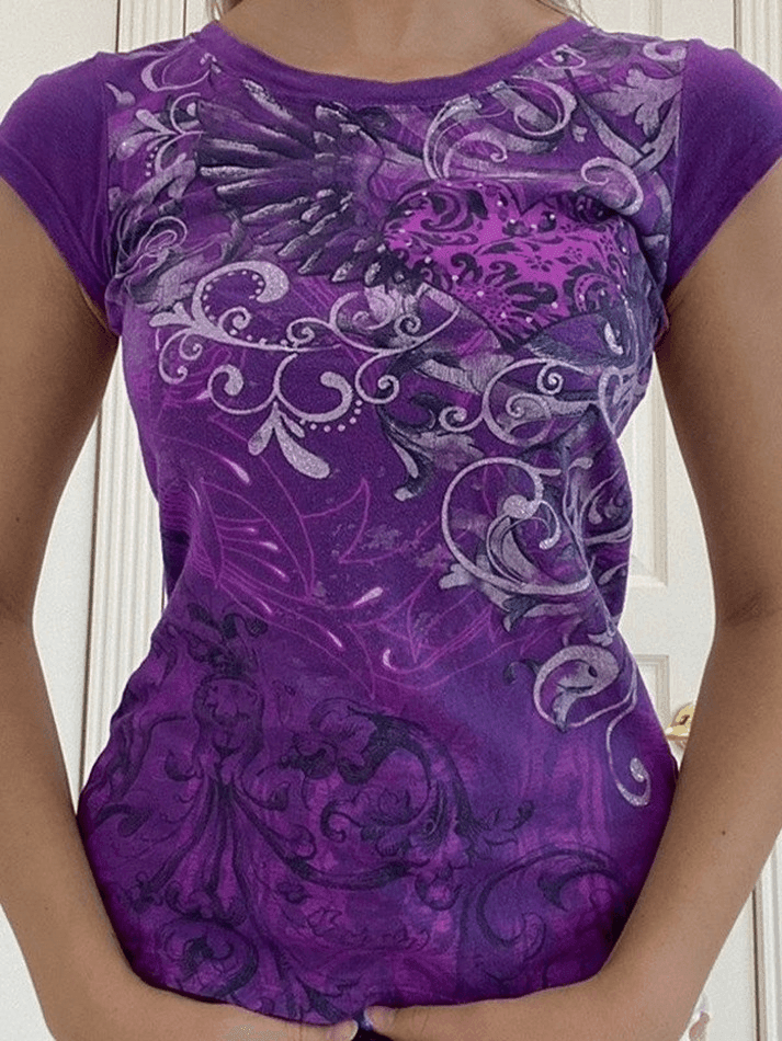 Vintage Floral Baby Tee