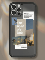 Vintage Pattern Frame Clear Iphone Case
