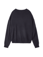 Vintage Skull Jacquard Pullover Sweater