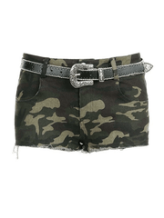 Vintage Street Camouflage Cargo Shorts