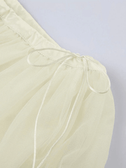 White Low Rise Micro Mini Skirt