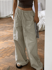 Y2K Baggy Parachute Cargo Pants